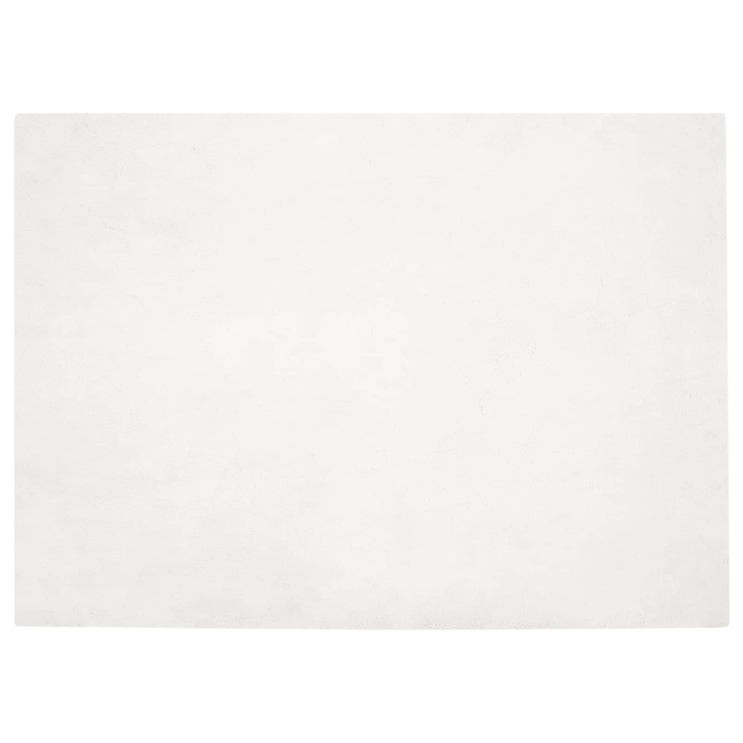 Tappeto in Pelliccia Sintetica di Coniglio Olite Bianco