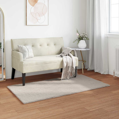 Tappeto in Pelliccia Sintetica di Coniglio Olite Beige