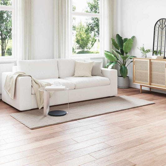 Tappeto in Pelliccia Sintetica di Coniglio Olite Beige