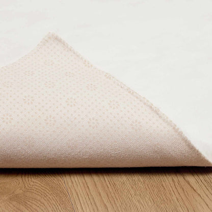 Tappeto in Pelliccia Sintetica di Coniglio Olite Crema