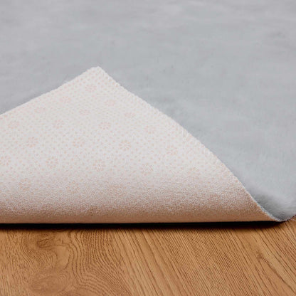 Tappeto in Pelliccia Sintetica di Coniglio Olite Grigio