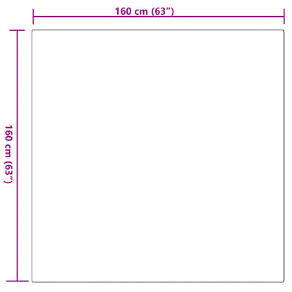 Tappeto antiscivolo in sintetica di coniglio OLITE Grigio | homemem39