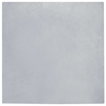 Tappeto antiscivolo in sintetica di coniglio OLITE Grigio