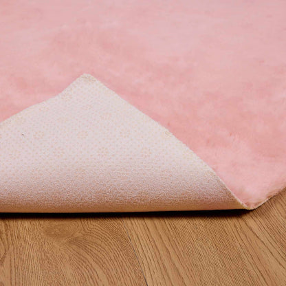 Tappeto antiscivolo in sintetica di coniglio OLITE Rosa