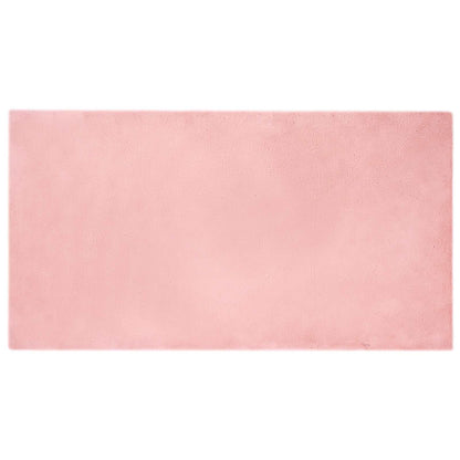 Tappeto antiscivolo in sintetica di coniglio OLITE Rosa