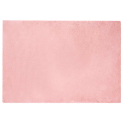 Tappeto antiscivolo in sintetica di coniglio OLITE Rosa