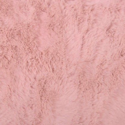 Tappeto antiscivolo in sintetica di coniglio OLITE Rosa