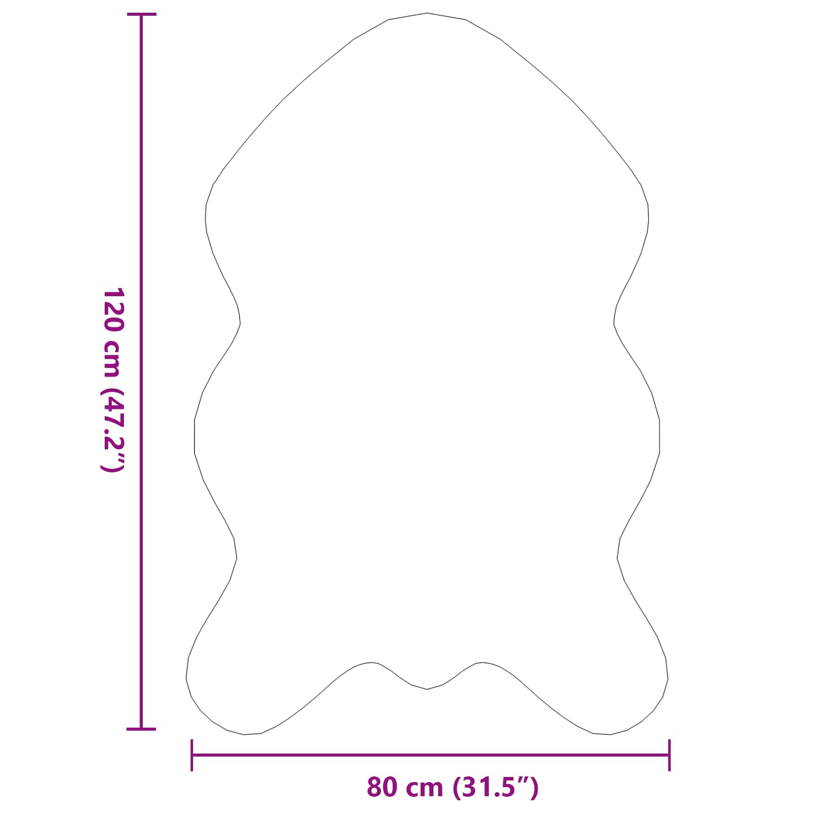 Tappeto antiscivolo in sintetica di coniglio OLITE Rosa | homemem39