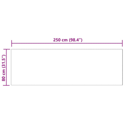 Tappeto antiscivolo in sintetica di coniglio OLITE Nero | homemem39