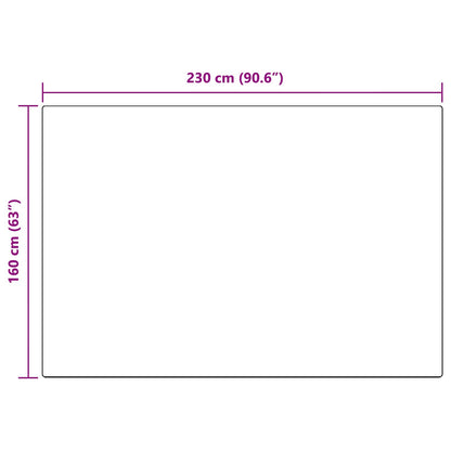 Tappeto antiscivolo in sintetica di coniglio OLITE Tortora | homemem39