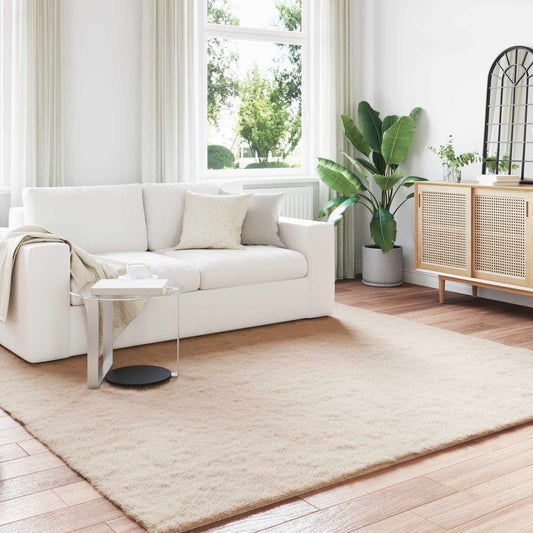 Tappeto in Pelliccia Sintetica di Coniglio Olite Talpa