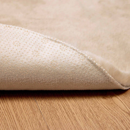 Tappeto in Pelliccia Sintetica di Coniglio Olite Talpa Ø 120 cm