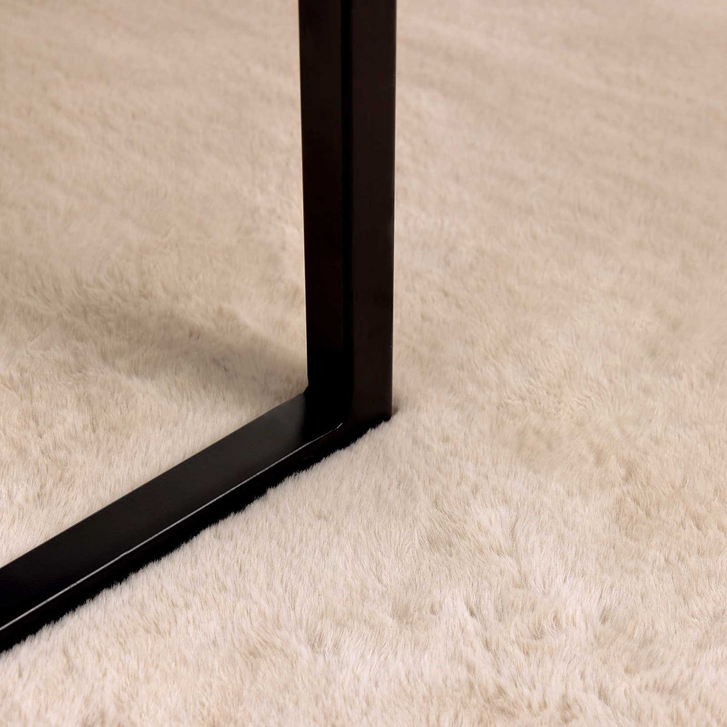 Tappeto in Pelliccia Sintetica di Coniglio Olite Talpa Ø 160 cm