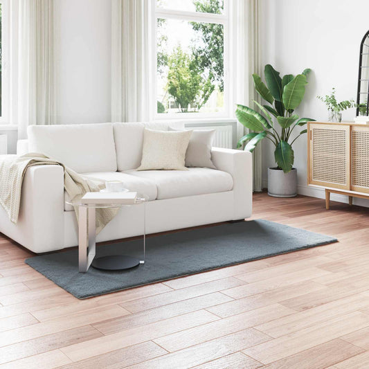 Tappeto in Pelliccia Sintetica di Coniglio Olite Antracite