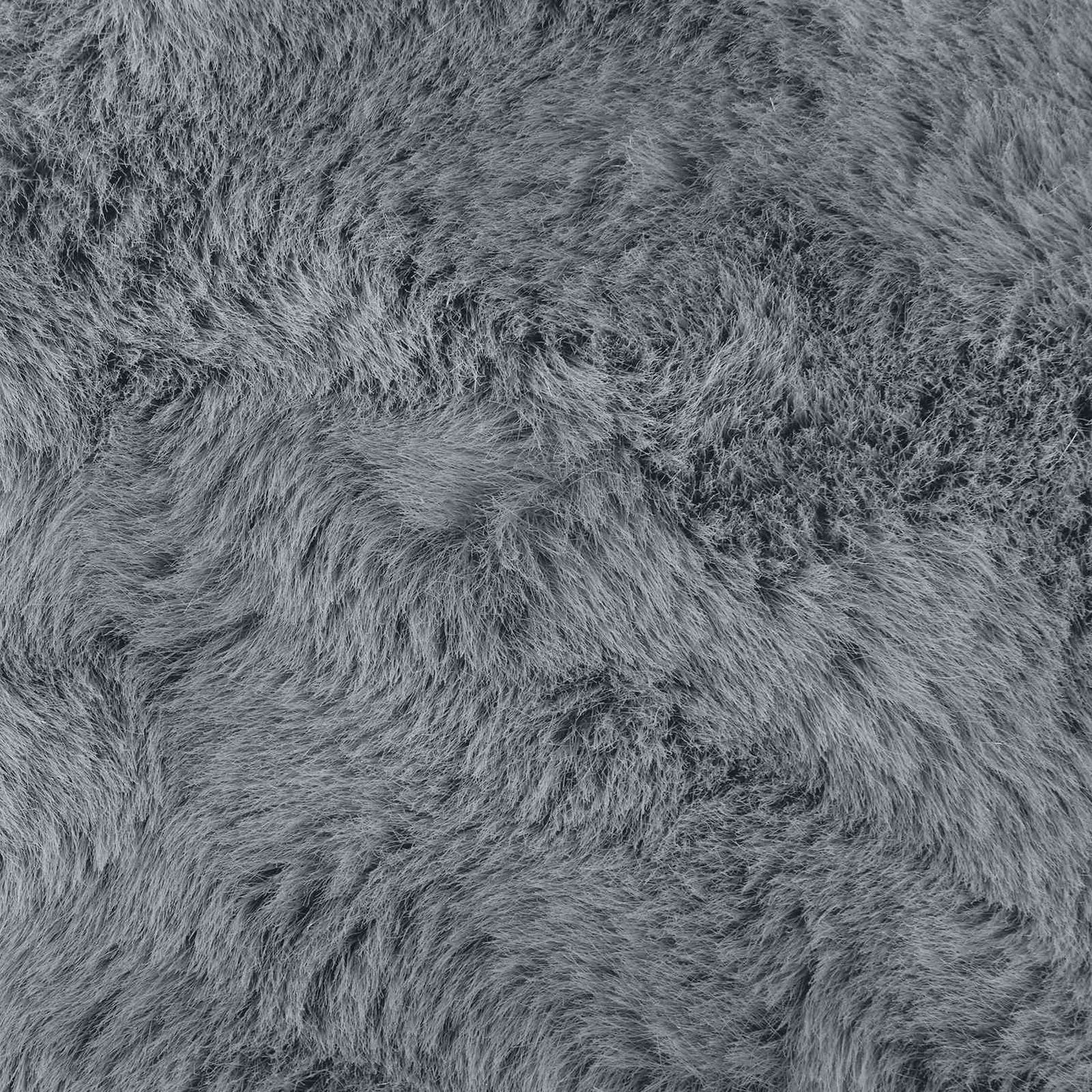 Tappeto in Pelliccia Sintetica di Coniglio Olite Antracite