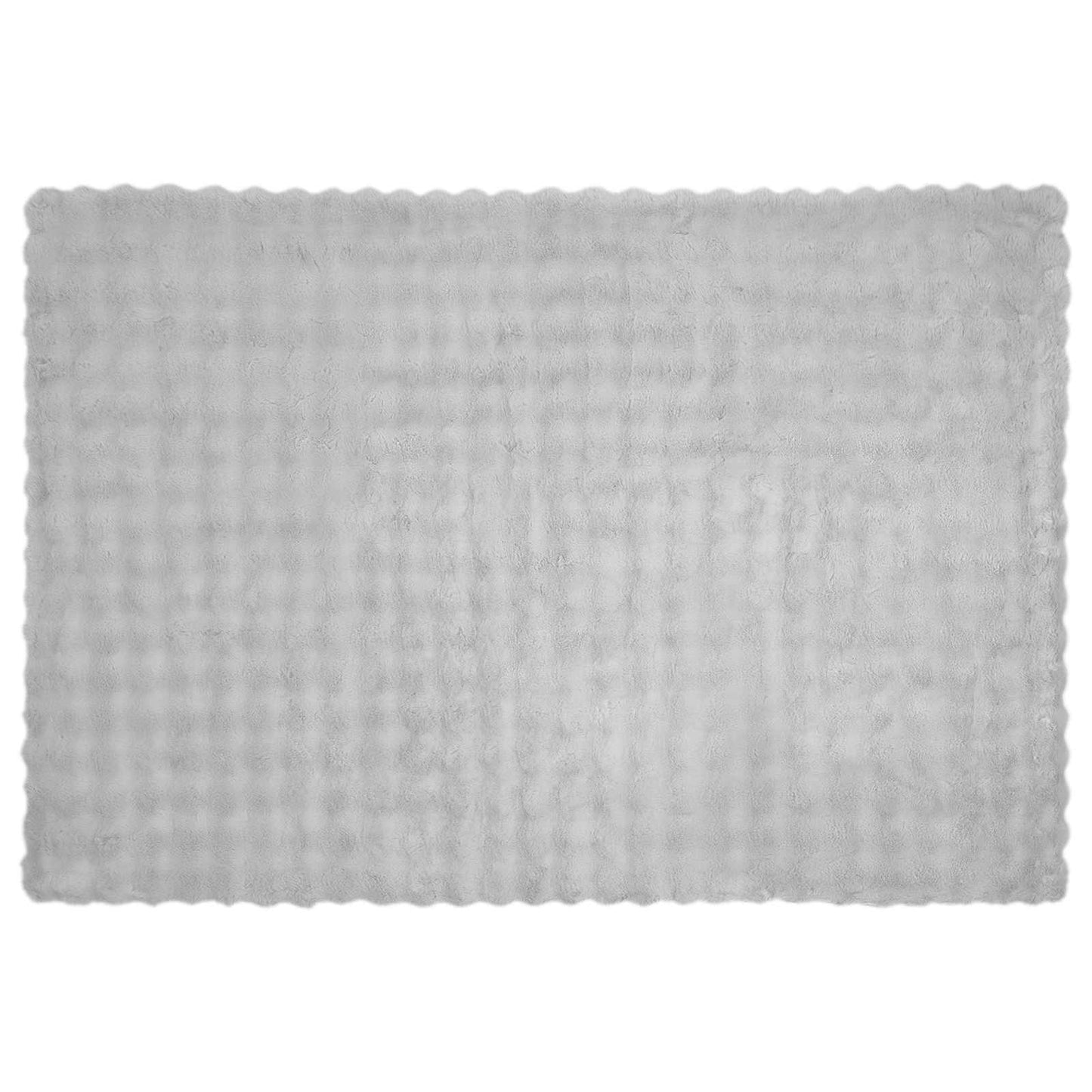 Coperta antiscivolo in sintetica di coniglio Olite 4 pcs Grigio