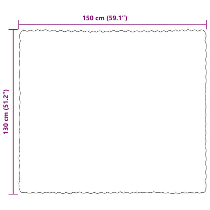 Coperta in Pelliccia di Coniglio Finta Verde Scuro 130 x 150 cm