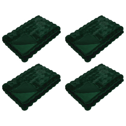 Coperta antiscivolo in sintetica di coniglio Olite 4 pcs