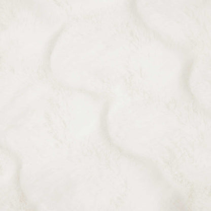 Coperta in Pelliccia di Coniglio Finta Bianco 220 x 240 cm