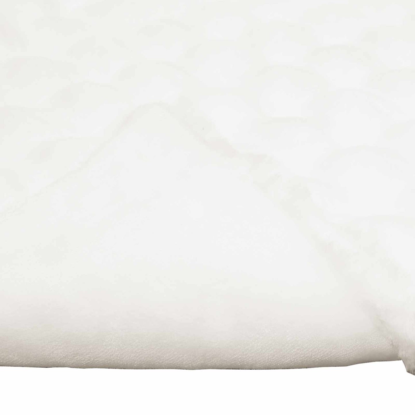 Coperta antiscivolo in sintetica di coniglio Olite 4 pcs Bianco