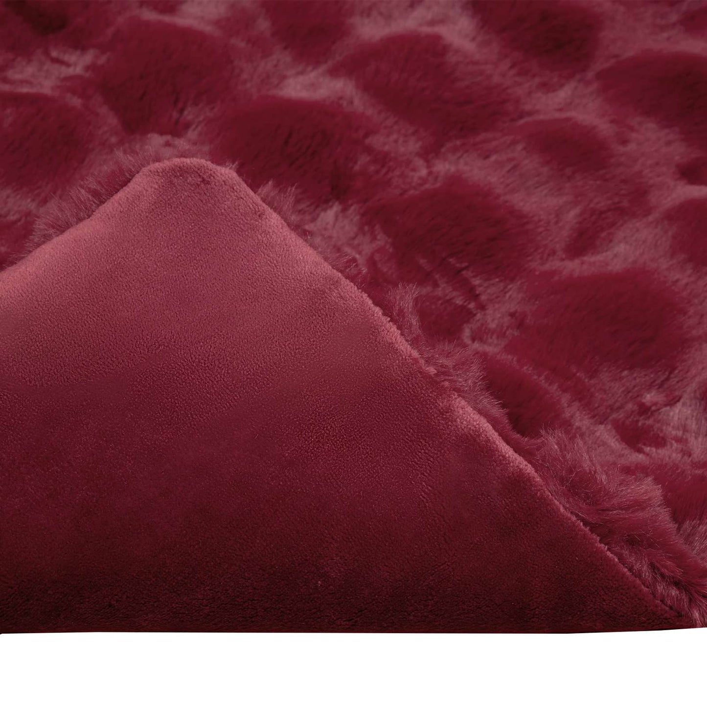 Coperta antiscivolo in sintetica di coniglio Olite 150 x 220 cm