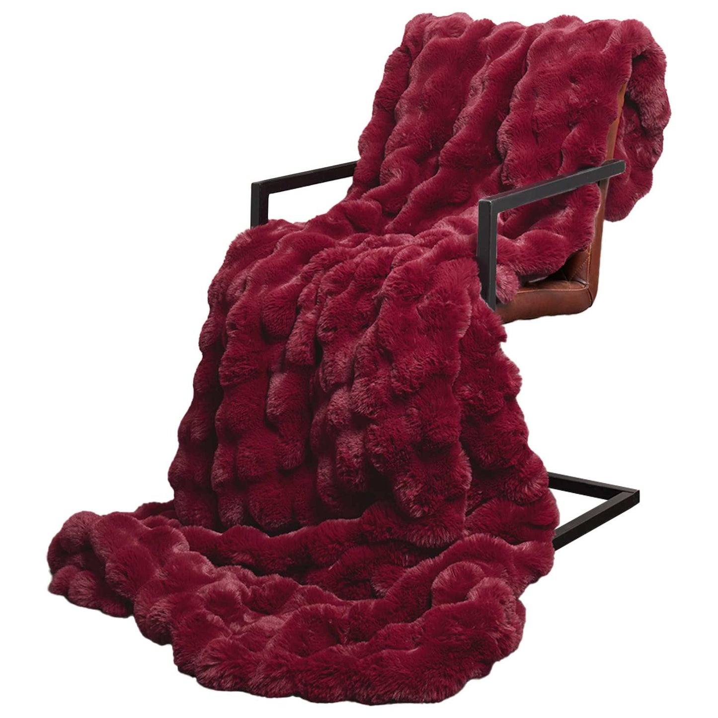 Coperta antiscivolo in sintetica di coniglio Olite 150 x 220 cm