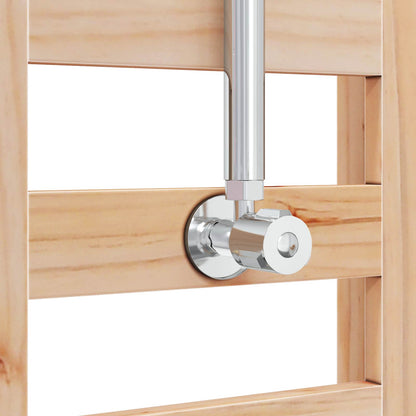 Doccia da esterno 223 cm Legno massello di pino e acciaio inox | homemem39
