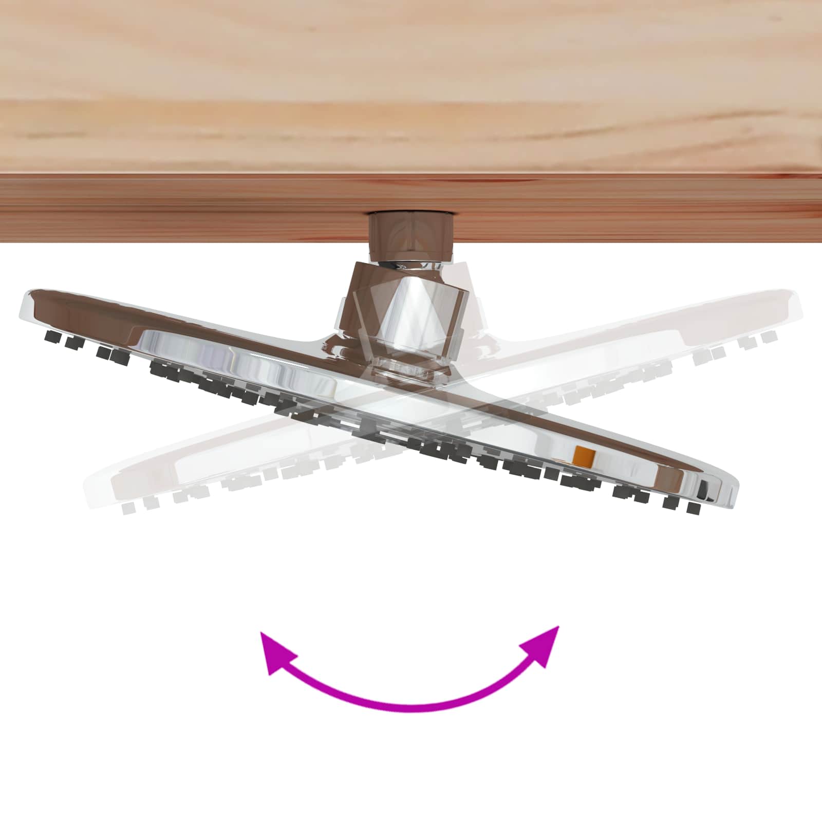 Doccia da esterno 226 cm Legno massello di pino e acciaio inox | homemem39