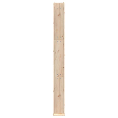 Doccia da esterno 226 cm Legno massello di pino e acciaio inox | homemem39