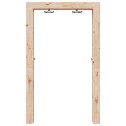 Doccia da esterno 226 cm Legno massello di pino e acciaio inox | homemem39