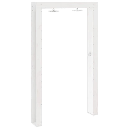 Doccia da esterno 226 cm Legno massello di pino e acciaio inox | homemem39