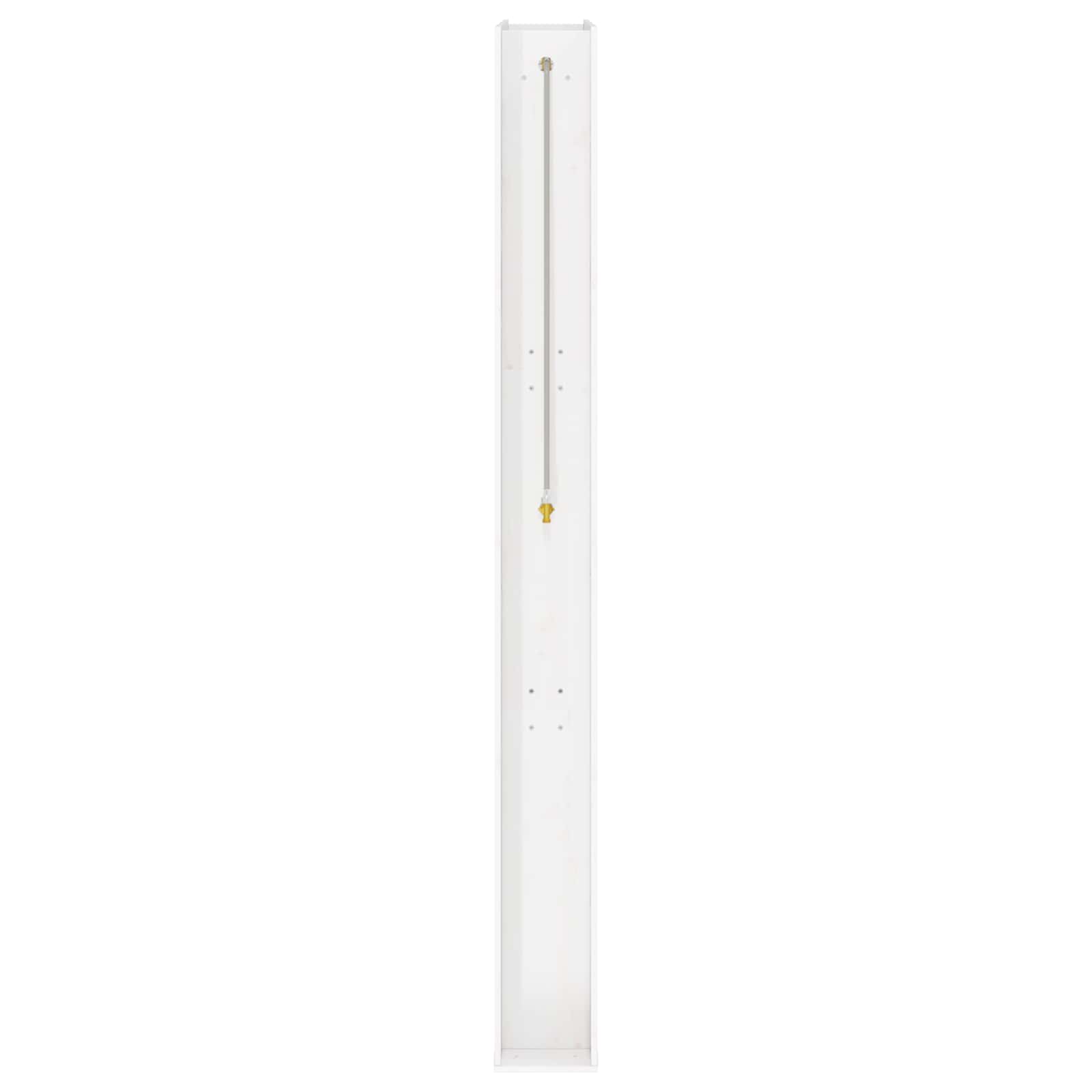 Doccia da esterno 226 cm Legno massello di pino e acciaio inox | homemem39