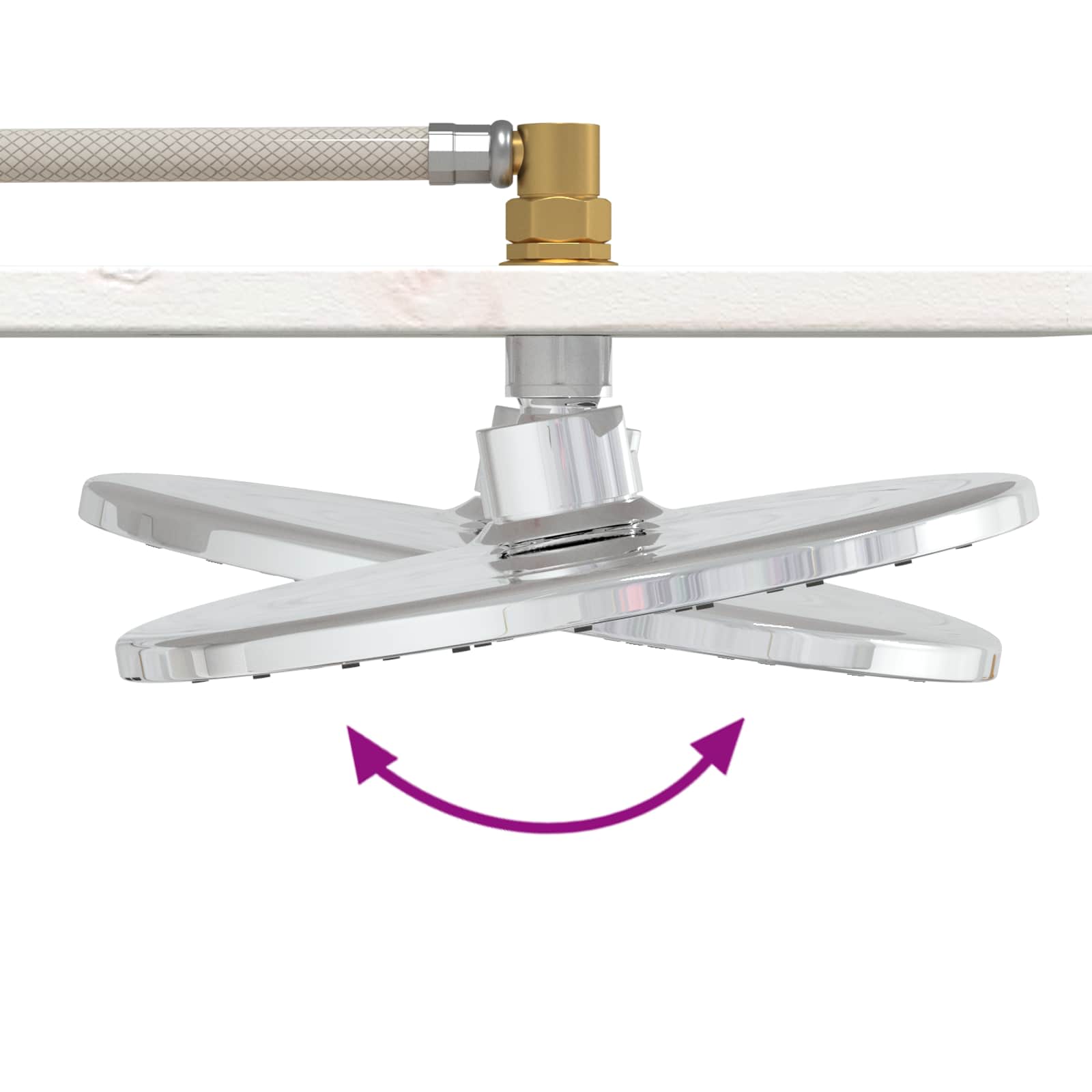 Doccia da esterno 214,5 cm Bianco | homemem39