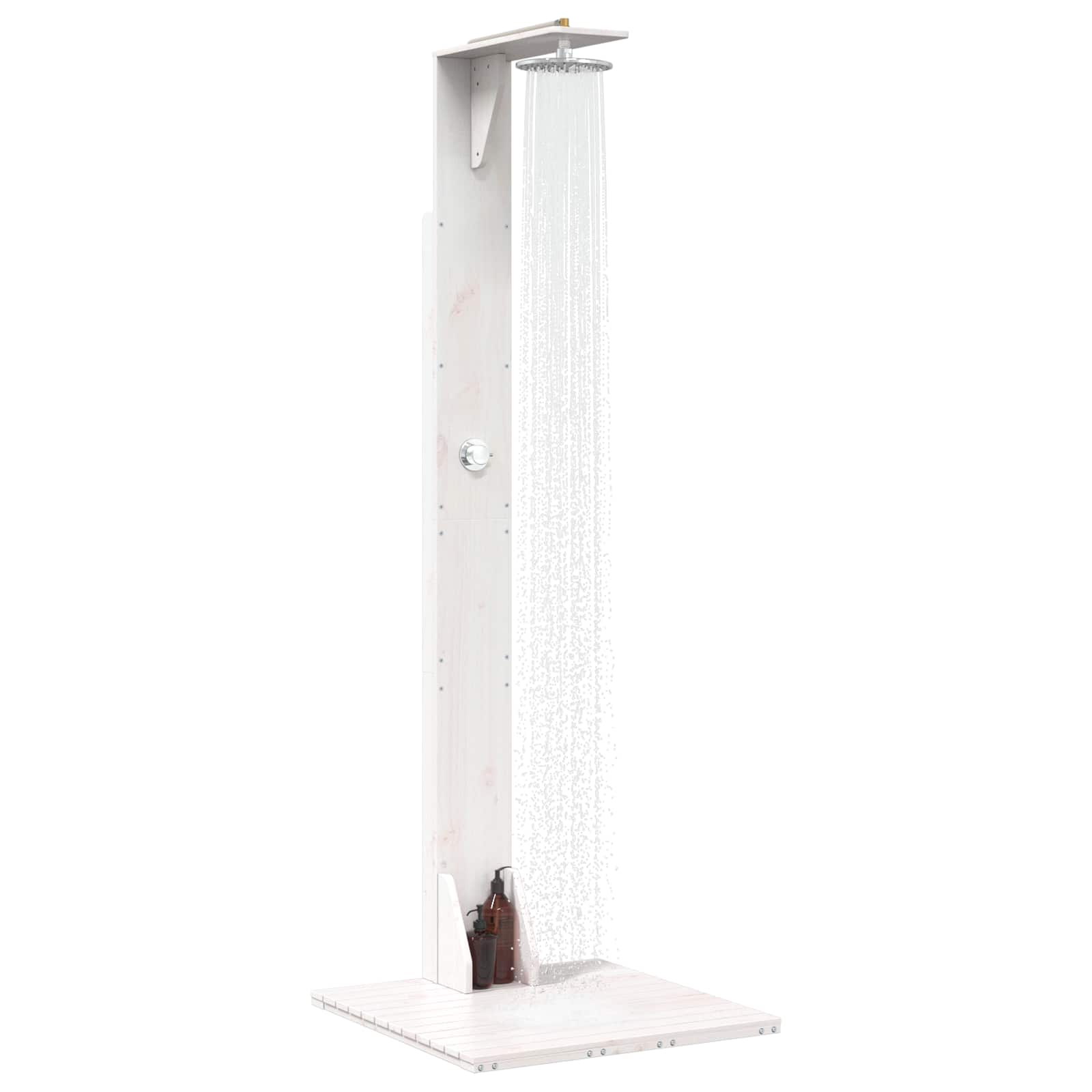 Doccia da esterno 214,5 cm Bianco | homemem39