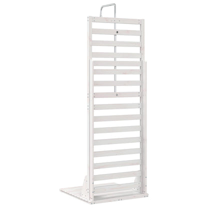 Doccia da esterno 225 cm Legno massello di pino e acciaio inox | homemem39