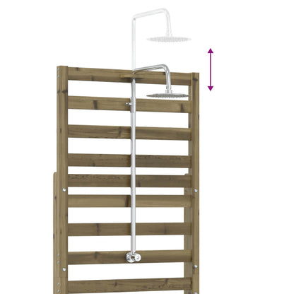 Doccia da esterno 225 cm Naturale | homemem39