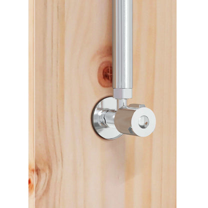 Doccia da esterno 246 cm Legno massello di pino e acciaio inox | homemem39