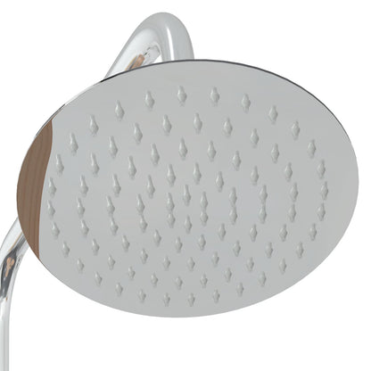 Doccia da esterno 246 cm Legno massello di pino e acciaio inox | homemem39