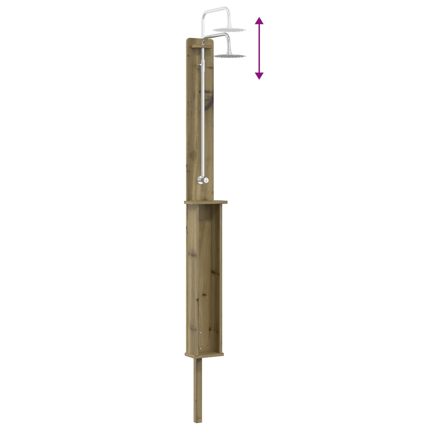 Doccia da esterno 246 cm Naturale | homemem39