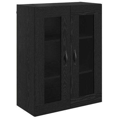 Credenza Rovere Nero 69,5 x 34 x 180 cm Legno multistrato