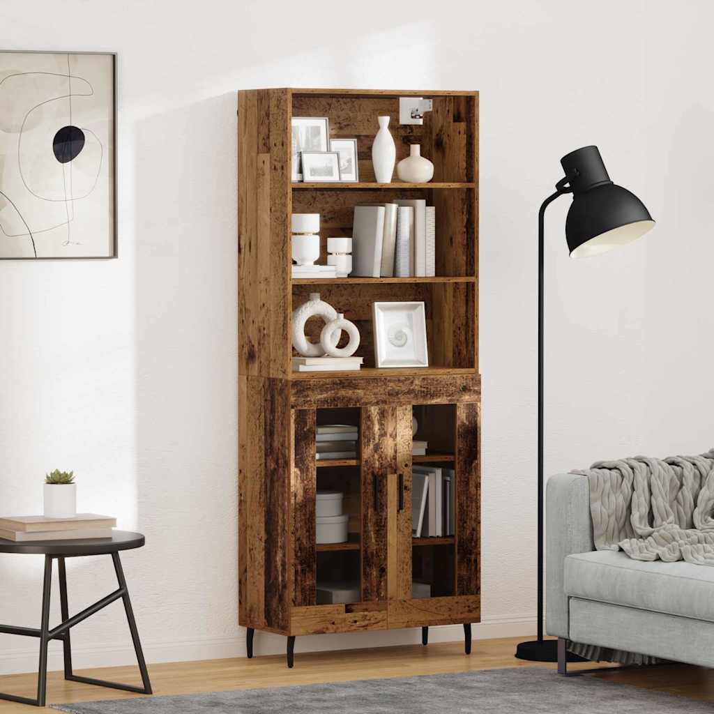 Credenza Legno vecchio 69,5 x 34 x 180 cm