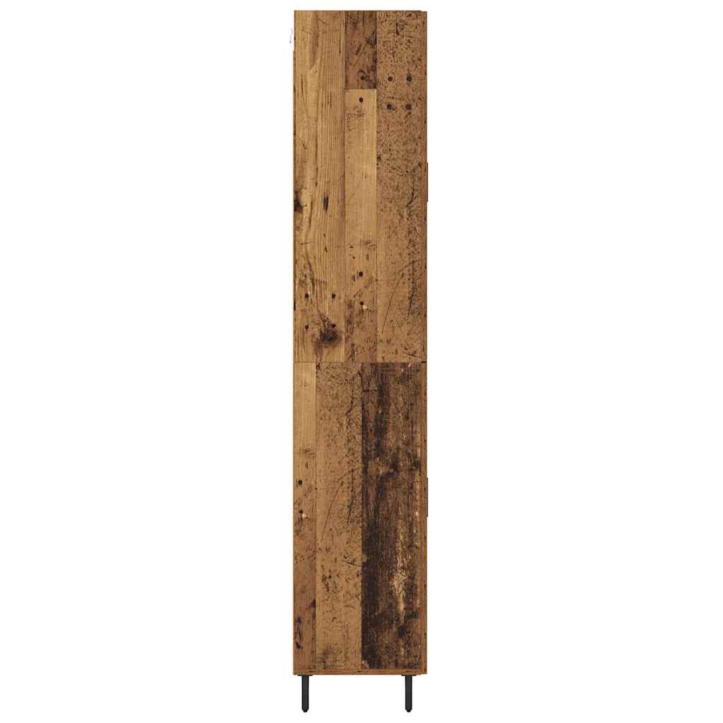 Credenza 2 pcs Legno vecchio Legno multistrato