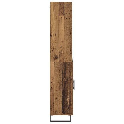Credenza 2 pcs Legno vecchio Legno multistrato