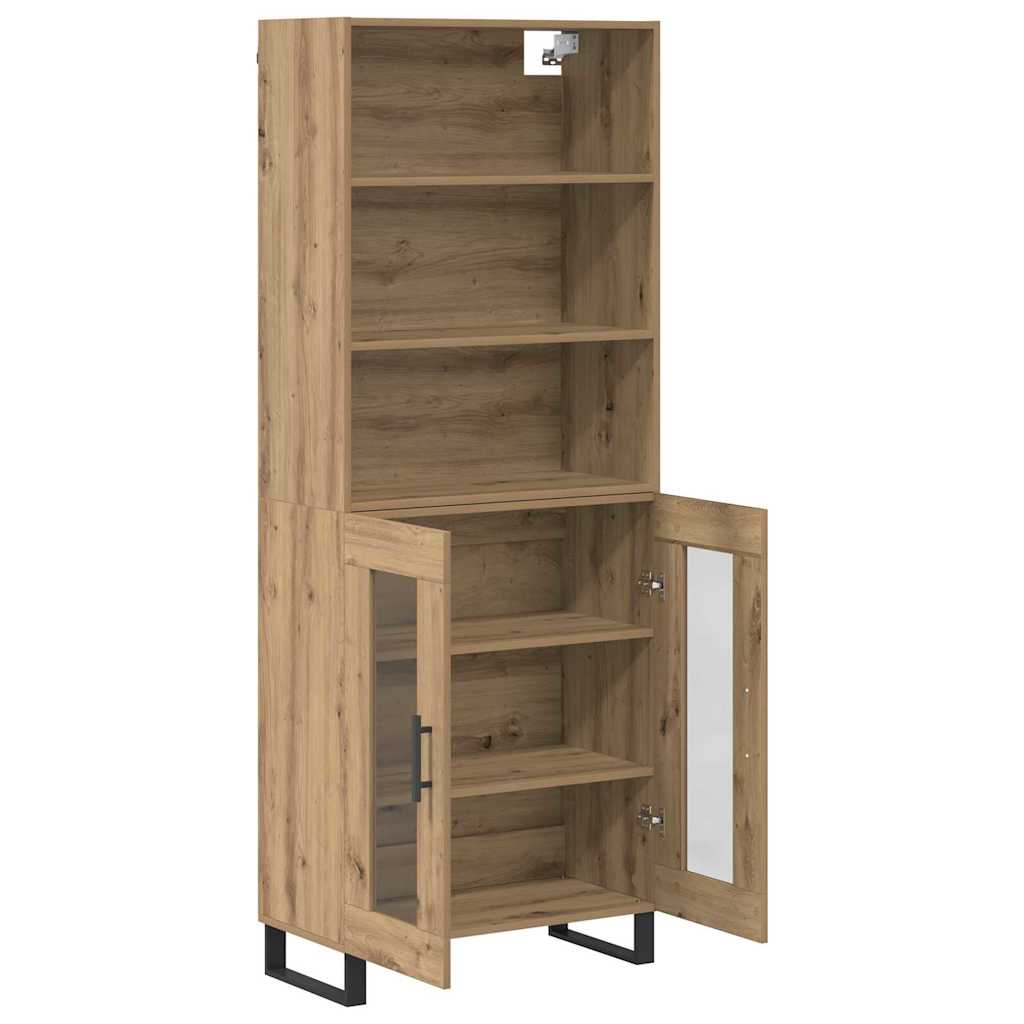 Credenza 2 pcs Rovere artigianale 69,5 x 34 x 180 cm