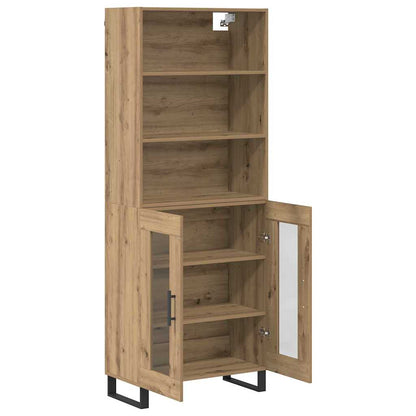 Credenza 2 pcs Rovere artigianale 69,5 x 34 x 180 cm
