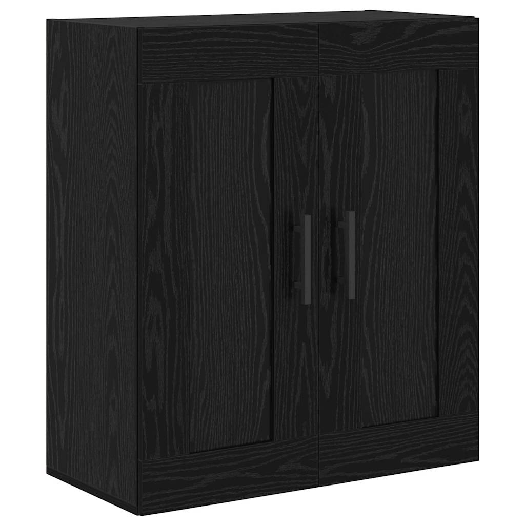 Credenza Rovere Nero 69,5 x 34 x 180 cm Legno multistrato