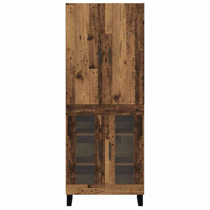 Credenza 2 pcs Legno vecchio 69,5 x 34 x 180 cm