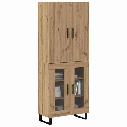 Credenza 2 pcs Rovere artigianale 69,5 x 34 x 180 cm