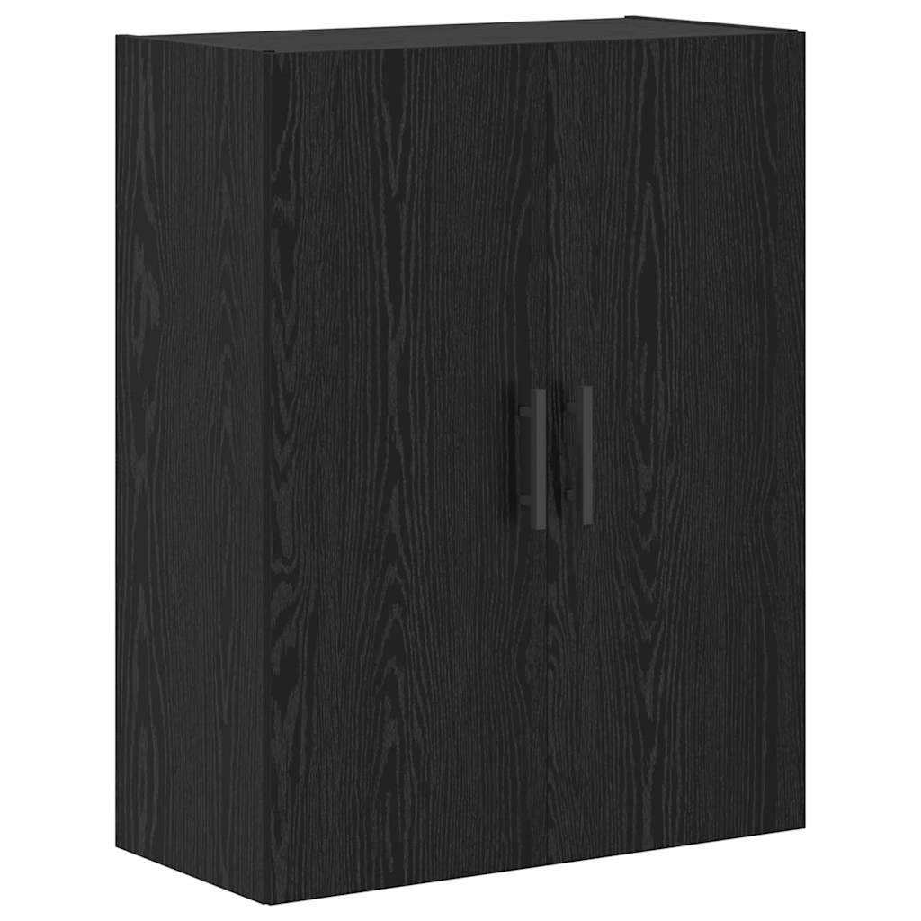 Credenza 2 pcs Rovere Nero 69,5 x 34 x 180 cm