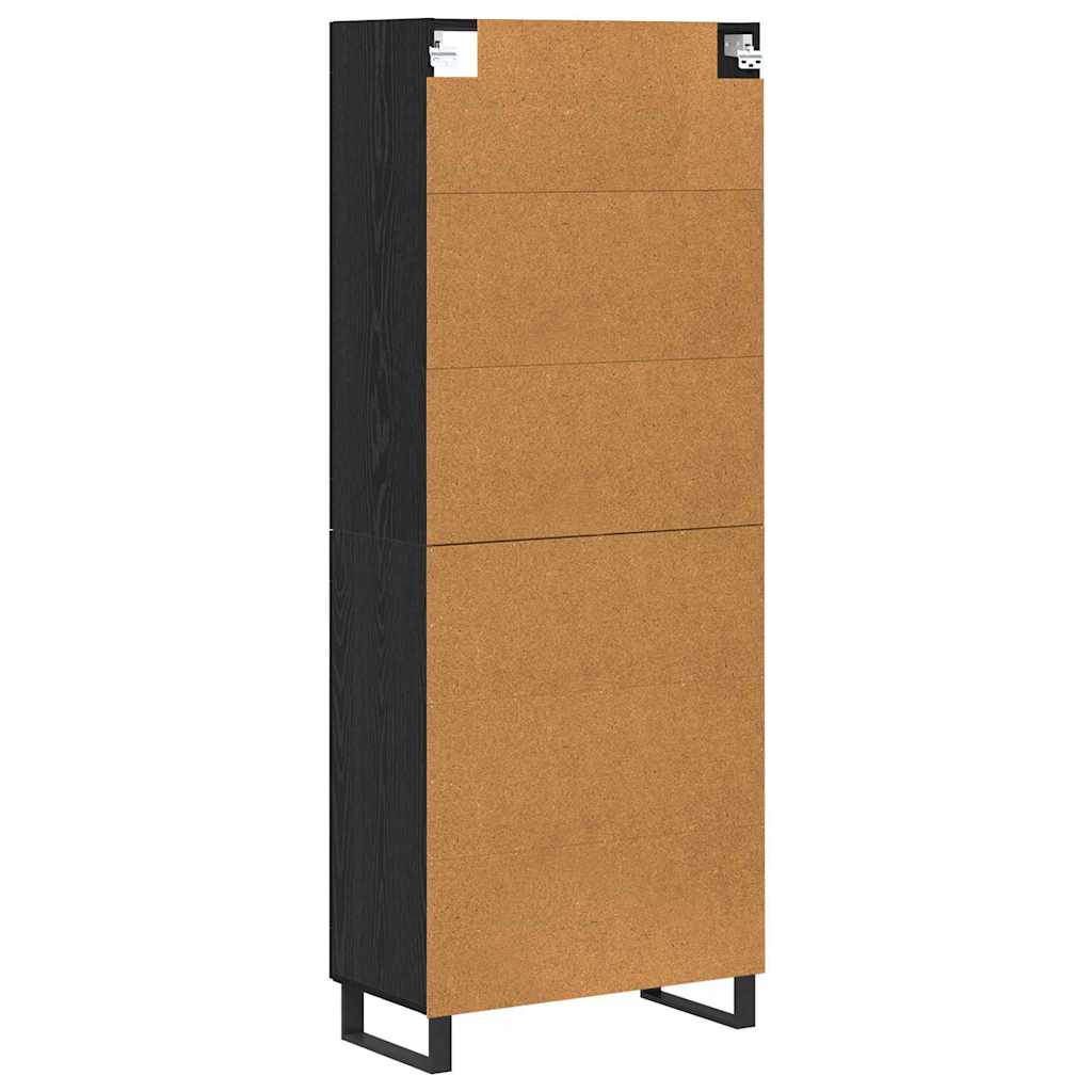 Credenza 2 pcs Rovere Nero 69,5 x 34 x 180 cm | homemem39